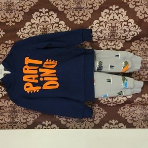 Carter 3T Boys Dinosaur Sweatsuit with hood